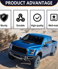 Rock Solid Tailgate Rubber Bumper Cushions Kit With Heavy Duty Metal Bolts For Left And Right Side Exactly Fits 2015 To 2022 Ford F-150 With 5.5 Foot Bed Perfect Replacement Upgrade For Sturdy Long Lasting Performance. Ford F-150 driving on road