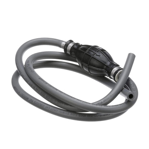 Beefy Universal Marine Fuel Line Kit With Primer Bulb For Boats Six Feet Long Five Sixteenth Inch Diameter Hose EPA Compliant Fittings Not Included Durable Low Permeation Fuel Line For Outboard And Inboard Systems Model 951606ULP7