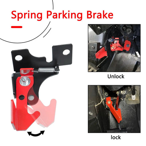 Beefed Up Heavy Duty Spring Parking Brake Accessory For RZR And Ranger UTVs Fits All Models Including 800 900 1000 Turbo Turbo S