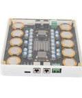 Heavy Duty Dc Power Conditioner 5V To 25V Offering 10 Amp Clean Juice Filter top view showcasing internal components and design.