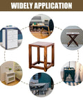Diagram showing uses of 16 Pack Rubber Feet With Screws 1 Inch Top Width 0.8 Inch Base 0.5 Inch Height Heavy Duty Pads