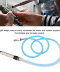 Heavy Duty Pneumatic Pencil Die Grinder Featuring Wicked Fast 70000 RPM Air Motor for precision engraving and carving with flexible hose.
