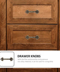 Drawer featuring a handle from the 20-Piece Mini Antique Bronze Cabinet Pulls Set For Jewelry Boxes And Small Drawers, Rustic Metal Hardware.