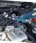 Hand using Mini Grease Gun 80cc With Locking Nozzle Manual Lubrication Tool For Excavators Cars And Industrial Equipment