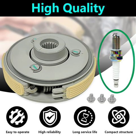 Hella Durable Centrifugal Carrier Wet Clutch Replacement For Atv Recon Fourtrax, featuring a compact design and reliable components.