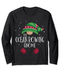 Gnome Family Matching Christmas Pajama Set For Ocean Lovers Cozy Long Sleeve Pajamas For Adults And Kids shirt with gnome design