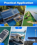 6000W Solar Inverter 48V DC To 120V/240V AC Split Phase Output With Built-In 100A MPPT Charge Controller And Auto Transfer Switch applications