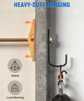 20 Sets Heavy Duty Toggle Bolts For Drywall Kit With 3/16 Inch Hollow Wall Anchors in use for secure mounting