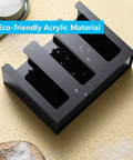 Heavy Duty Clear Acrylic Coffee Station Organizer And Coffee Bar Condiment Holder Bin with eco-friendly design.