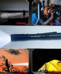 Ultra Slim Pen Flashlight With Clip, Super Bright 1000 Lumen LED Mini Penlight for Inspection, Repair, and Camping showcased in use
