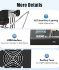 Infrared Rework Station With 1250W Hot Air Soldering Reflow System Temperature Sensor Eight Temperature Settings details