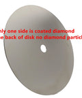 Heavy Duty Six Inch 2000 Grit Diamond Grinding Disc For Gemstone Glass And Rock Polish Tough As Nails For Knockout Lapidary and Hobby Crafting Projects, one side coated