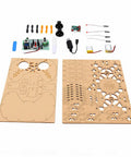 Totally Beginner Friendly Wooden Drone Kit For RC Quadcopter Training Remote Control Flying Toy Assembled Kit STEM Parts