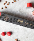 Five Bold Espresso Flavors Variety Pack For Original Line Machines, 100 Aluminum Pods, Roma flavor box.