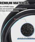 Five Eighth Inch Heater Hose, 10 Feet Long EPDM Double Spiral Radiator Coolant Line material detail