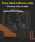 BENVOL forklift top cover, black transparent PVC, 0.5mm thick, sun UV shade roof for 6000lb forklift