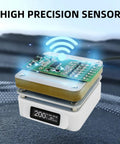Electric Soldering Hot Plate 55mm X 55mm Plate with circuit board, OLED display showing temperature, high precision sensor