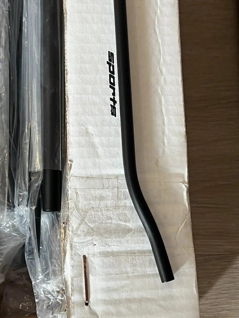 Blackout True Temper Double Bend Putter Shaft With 370 Tip for golfers, angled view showing black finish and precision alignment.