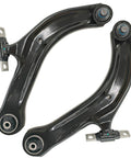 2-Piece Front Lower Control Arm Set With Ball Joint And Bushing Assembly For 2007-2012 Nissan Sentra, angled view