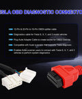 Tesla Diagnostic Cable Set for Model S Y 3 X Garage Must Have That Hits Different With Autel MaxiSYS Tablets. OBDII splitter cable.