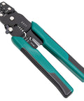 All In One Wire Crimping Tool For 10 22 AWG Insulated And Bare Wires And Heat Shrink 3rd Gen Multifunction Crimper close-up view