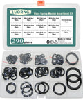 290 Piece Pack Black Manganese Steel Wave Spring Washers Set M5 Through M31 For Electrical Connections In Home And Commercial Appliances Durable Ready To Use Kit For Pros And DIYers, organized case