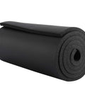 Top Tier Closed Cell Foam Roll Half Inch Thick By 13 Inch Wide By 60 Feet Long rolled black foam insulation for noise reduction.