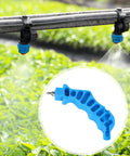 2 In 1 Drip Irrigation Hole Punch And Fitting Insertion Tool Kit For One Quarter Inch PE Tubing with sprinkler system in greenhouse