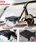 Adjustable Universal UTV Windshield Clamp Strap Kit With Anti Vibration Mounts for Polaris RZR installation details