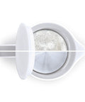 No Worries Water Filter Replacement Cartridges Pack Of Four For Pitchers And Coffee Pots showing the cartridge top view.