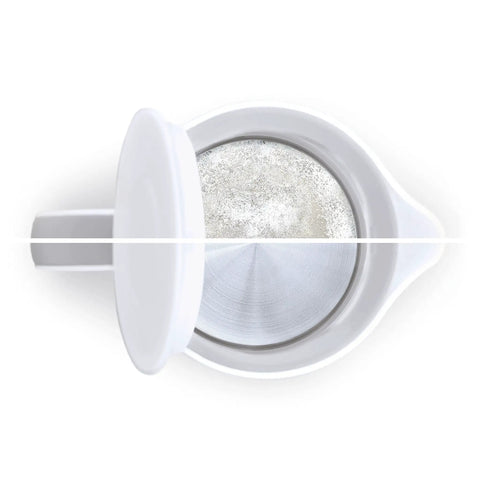 No Worries Water Filter Replacement Cartridges Pack Of Four For Pitchers And Coffee Pots showing the cartridge top view.