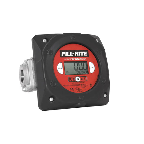 1 Inch Digital Nutating Disc Fuel Transfer Meter With Cast Aluminum Construction And Nickel Plated Exterior Delivers 6 To 40 GPM 23 To 151 LPM