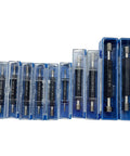 10 Piece Double Threaded Screw Plug Gauge Set With Go No Go, Pro Grade High Precision ANSI Class 2B Thread Gauges In Box