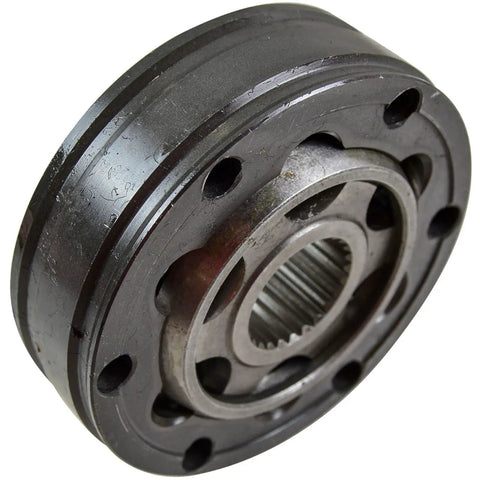 Front Driveshaft CV Joint Rebuild Kit for 4WD Trucks and SUVs, close-up of metal part with holes, for DIY Replacement