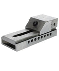 Screwless Mini Insert Vise For Toolmakers, 3 Inch Steel With 0.0002 Inch Precision Ground Surfaces, Tough V Groove Design visible