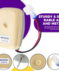 WR60X26085 Refrigerator Evaporator Fan Motor Replacement For Common Refrigerators with ABS and metal components