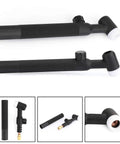 Air Cooled TIG Torch Kit With Flexhead And Gas Valve 150 Amp 12.5 Foot Pro Grade Super Flex Cable Jumbo 2.4