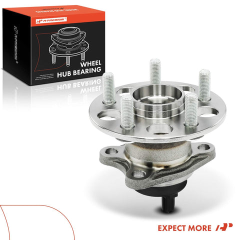 Rear Wheel Bearing And Hub Assembly With ABS And 5 Lug Built Tough For Toyota Prius 2010 2015 And Prius Plug In 2012 2015