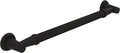 24 Inch Reeded Grab Bar In Oil Rubbed Bronze For Bathroom Safety, Heavy Duty Tub And Shower Bar With Secure Mounts, Solid Grip