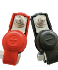 Negative And Positive Battery Cable Terminal Clamps Kit With Quick Release Connectors For Cars Trucks And RVs