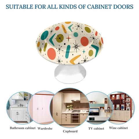 Real Deal Round Cabinet Knobs In Premium Stainless Steel With A Two Pack Of Super Smooth Drawer Pulls For Cupboards Dressers And Kitchen Furniture Including Mounting Screws For A Dope Quick Update, decorative knob with colorful design.