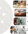 Kick Ass 100 Pc 5 Inch Sanding Discs With Hook And Loop For Orbital Sander Wood Metal Jobs 60 To 1000 Grit Premium Abrasive Wet Dry Performance on wood, metal, walls, and car polishing.
