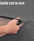 Person cutting Heavy Duty Non Slip Mat For Workshop And Workbench 24 By 48 Inch Grippy Anti Slip Grip Pad For Woodworking Routers