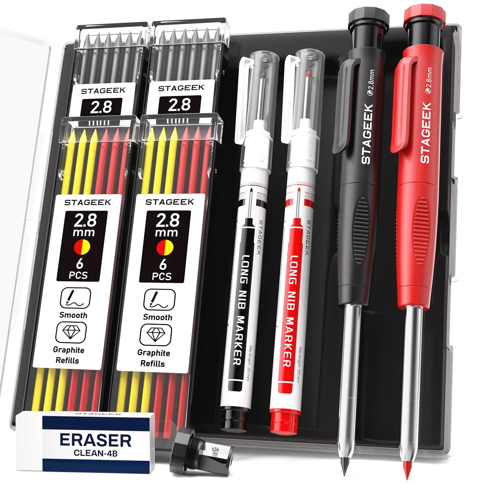 Pro Builder Pencil Set For Architects & Builders ✓