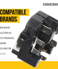5304529507 Start Device for Frigidaire Refrigerator Replacement, Replaces AP7033330 and PS16620630, black start relay