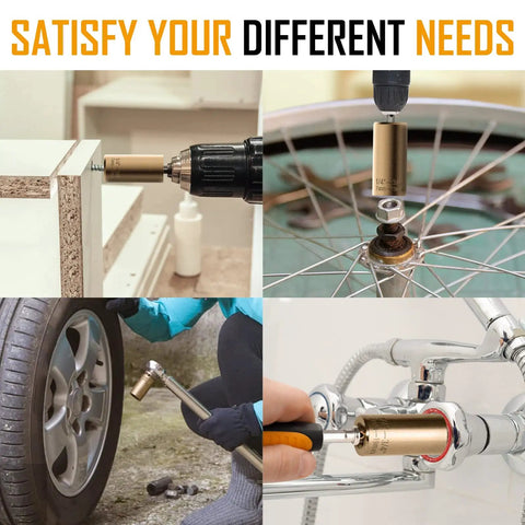 Ultimate Dad Gift Universal Socket Wrench That Grips Any Bolt Perfect Father's Day Gear For Dads Husbands Grandpas And Men Who Want Nothing Cool Practical Tools For Home Auto DIY in various uses