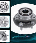 Front And Rear Wheel Bearing And Hub Assembly 5 Lug With ABS Compatible For Cadillac CTS XTS Camaro Impala 2008-2014 2018-2019 Hassle Free Direct Fit Replacement 513282