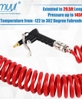 Pro Grade Heavy Duty Truck Air Blower Duster Cleaning Kit with 9 Meter Coil Pneumatic Hose and Steel Blow Gun