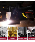 PT31 Plasma Cutter Torch 13ft High Frequency Cutting Torch for Cut-45 Cut-50 CT-312 Plasma Cutter Machines in use, cutting metal.