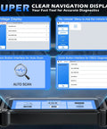 D5 OBD2 Scanner Car Code Reader For Engine ABS SRS Transmission Diagnostics With Display Screens Wired Only